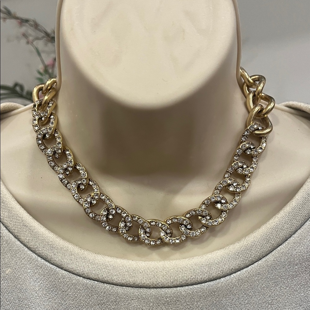 J. Crew Gold and Silver Chain Necklace